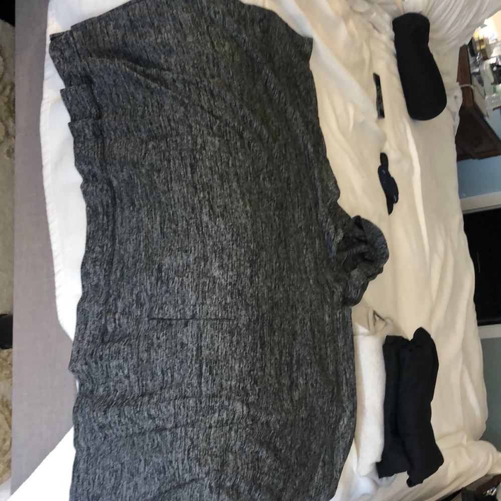 Black poncho lightweight oversized